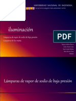 Exposición Sobre Las Lámparas de Luz Mixta y Luz de Sodio