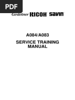 A084/A083 Service Training Manual