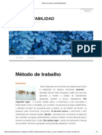 Radiestesia Método de Trabalho