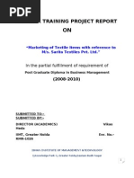 Download Summer Training project in Textile by Vikas Heda by vikasheda SN23729184 doc pdf