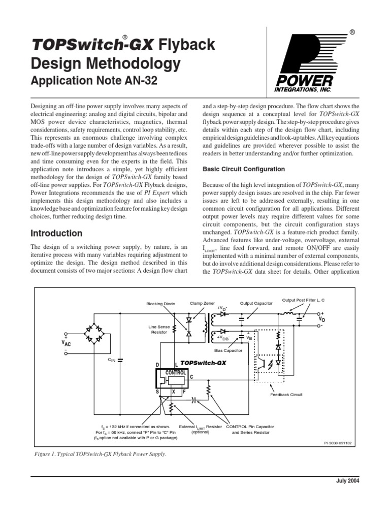Flyback SMPS Design Guide | PDF | Rectifier | Capacitor