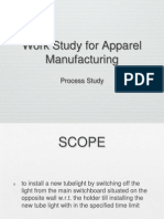 Work Study For Apparel Manufacturing