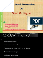 A Technical Presentation: Nano IC Engine