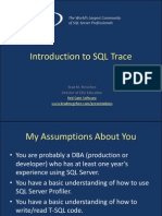Baltimore - Introduction To SQL Trace