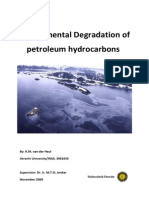 Environmental Degradation of Petroleum Hydrocarbons: By: R.M. Van Der Heul Utrecht University/IRAS, 3061655