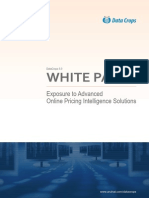 Exposure To Advanced Online Pricing Intelligence Solutions - DataCrops White Paper