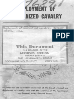 Employment of Mechanized Cavalry - 1944