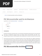 PIC Microcontroller Architecture and Advantages _ CPU, RAM and ROM