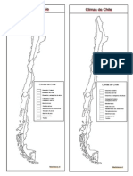 Mapa Climas de Chile