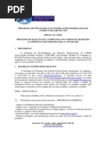 Edital 2015 Mestrado e Doutorado RI 1
