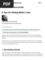 6 Tips for Writing Better Code