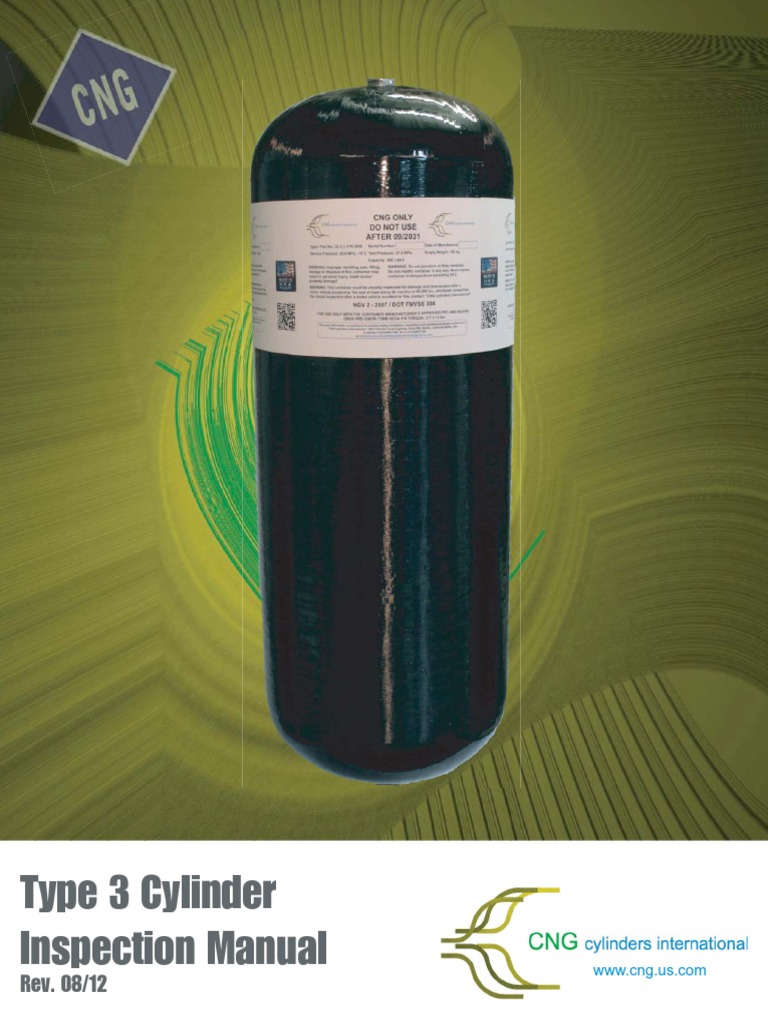 Type 3 CNG Cylinder Inspection Guide | PDF | Composite Material | Vehicles