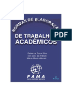 Normas para apresentação de trabalhos acadêmicos