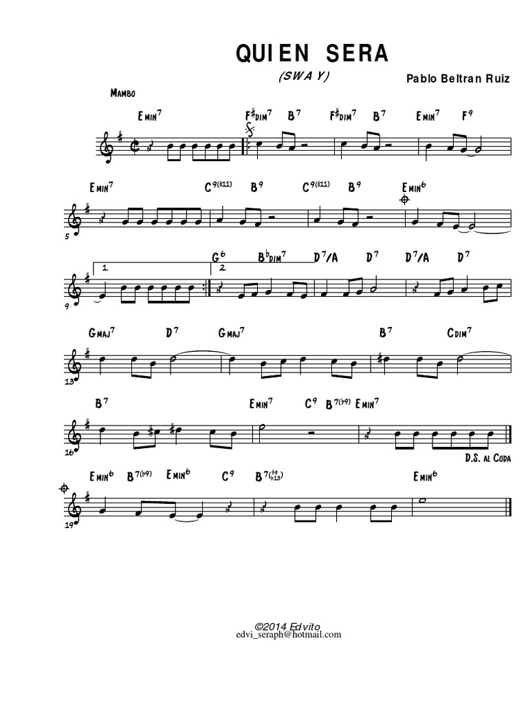 Quien Sera | PDF