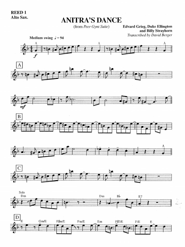Anitra s dance peer gynt grieg ellington strayhorn pdf pdf