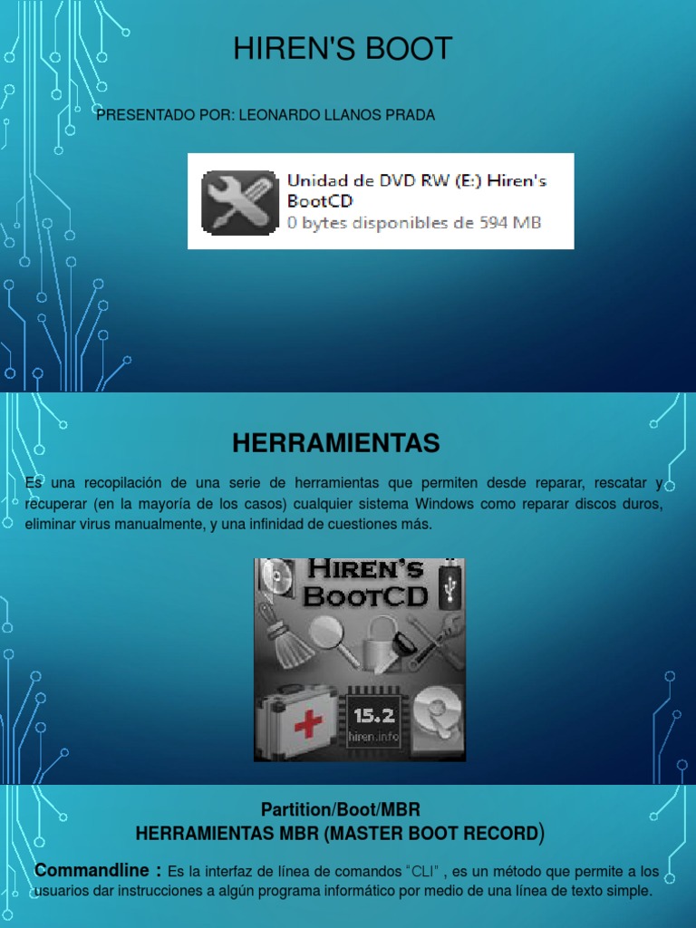 Herramientas de Hirens Boot | PDF | Tecnología de sistema operativo ...
