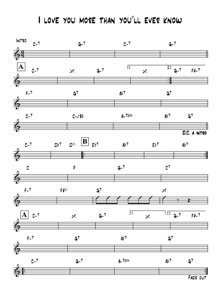 I Love You More Than You LL Ever Know PDF