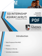 Ssi Internship Ashray Akruti: Kanika Gandotra Manu Garg Atul Kumar Amit Mohanty Akshay Srivastav Pulkit Sheokand