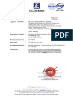 STC Test Report: Please Refer To The Original Test Report As This E-Report Is For Reference Only!