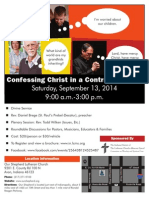 2014 Confessing Christ POSTER