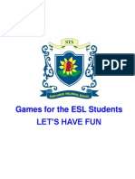 Games in the ESL Class 