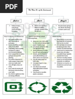 Waste Management: Reduce, Reuse, Recycle | PDF