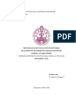 Evaluacion Estructural de Elementos de Hormigón Armado Existentes