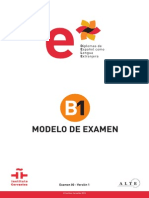 Modelo Examen b1