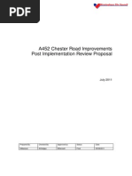 A452 Chester Road Improvements Post Implementation Review Proposal