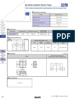 Quiet Surface Mount Switch Specifications