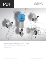 GEA Tuchenhagen - Catalog 2014 - Butterfly Valves T-smart PDF
