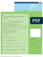 Chimie - Test Pentru Clasa A VIII-A, La Tema Săruri