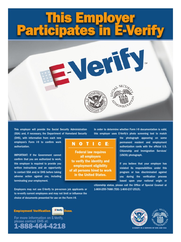 Everify Posters Download Free PDF E Verify Government Information