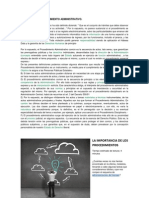 Concepto de Procedimiento Administrativo