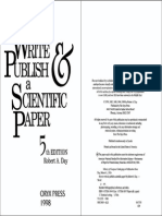 Day R (1988) How to Write and Publish a Scientific Paper
