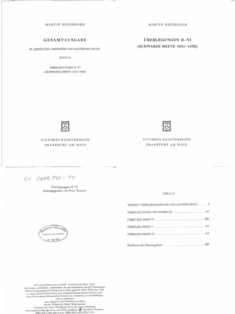 Heidegger Schwarze Hefte Pdf | Die Heidegger-Debatte nach den Schwarzen ...