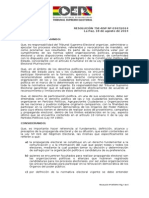 RESOLUCIÓN TSE-RSP Nº 0347/2014