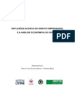 Livro Reflexoes Acerca Do Direito Empresarial Completo