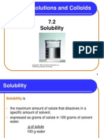 Chapter 7 Solutions and Colloids: 7.2 Solubility