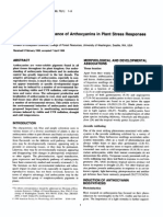 Invited Review Environmental Significance of Anthocyanins in Plant Stress Responses