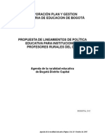 Agenda de La Ruralidad Educ Version Post Foro