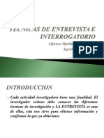 Tecnicas de Entrevista e Interrogatorio (Curso en Pep)