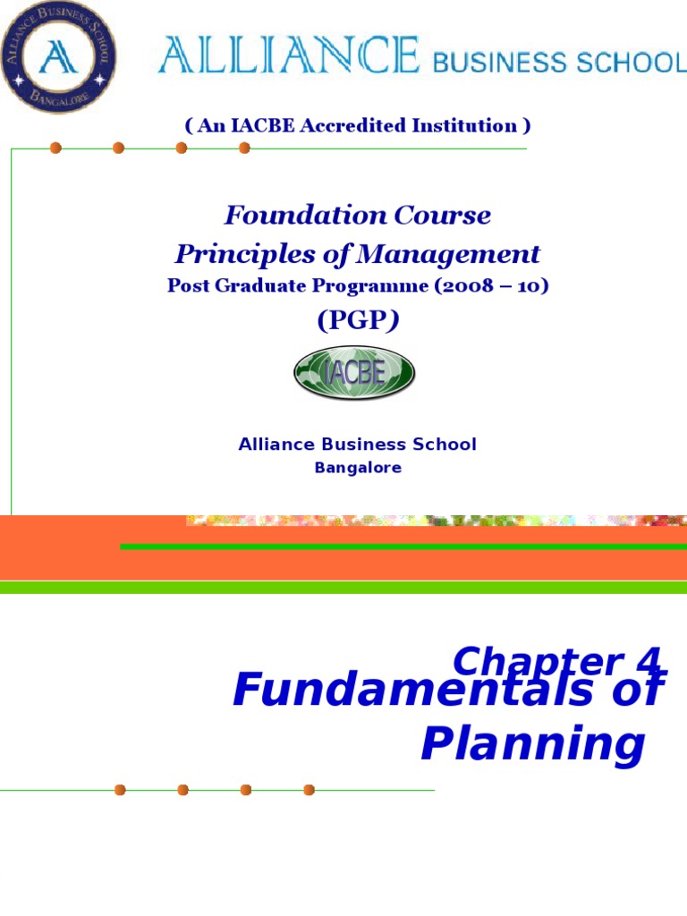 Chapter 4 Planning PDF Goal Goal Setting