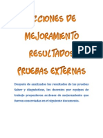 Acciones de Mejoramiento