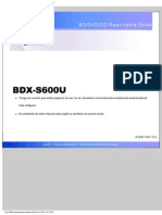 Manual Spanish Index BDX-S600U