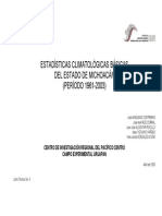 Estadisticas Climatologicas Basicas Del Estado de Michoacan (Periodo 1961-2003)