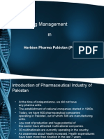 Pharma Industry Pakistan and Herbion Pharma Company Swot Analysis