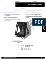 CPM Series Machines: Product Finder Home Page