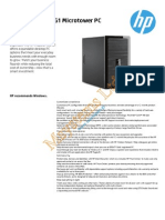 Msystems LTD.: HP Prodesk 490 G1 Microtower PC