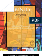 Trinity United Church of Christ Bulletin Mar 16 2008
